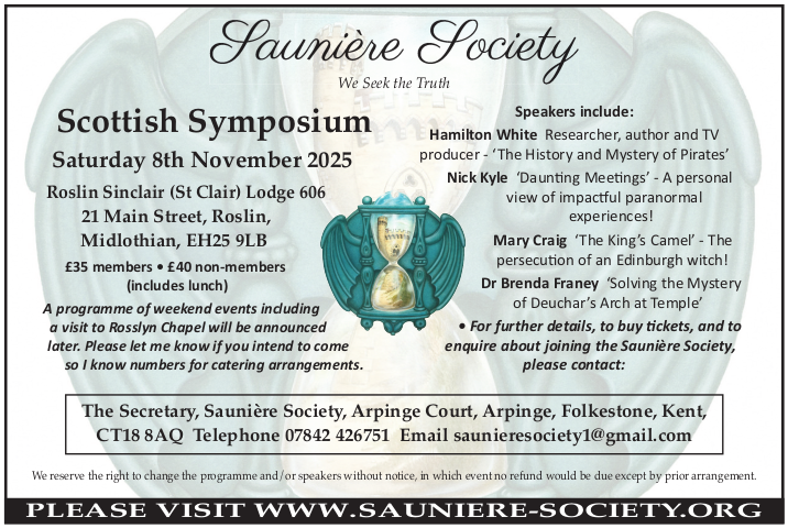 Details of the 2025 Scottish meeting.  Please contact for more information